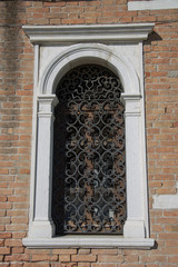 Venice , Italy,architectural details,old window   ,2019