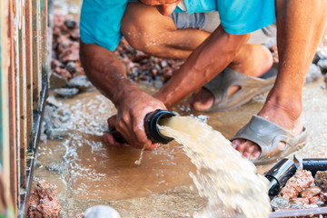 Repairing water supply pipes