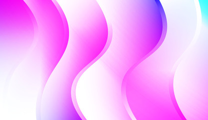 Creative Background With Wave Gradient Shape. For Your Design Wallpapers Presentation. Colorful Vector Illustration.