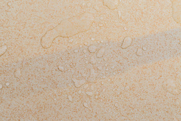 Water drops on ceramic tile