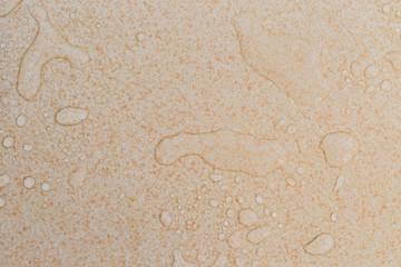 Water drops on ceramic tile