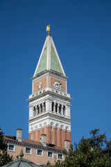 Fototapeta na wymiar Campanile di San Marco in Venice,Italy,2019