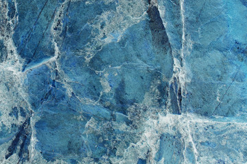 Wall. Blue with a texture of stone. Beautiful unusual background.