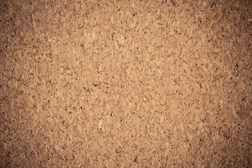 Close up of cork board texture