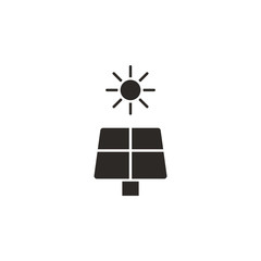 Solar, eco, sun icon - Vector