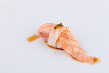 Sushi, food from Japan But gained popularity throughout the world