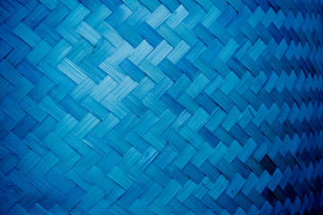 Blue color Bamboo grass woven flat mat from natural bamboo