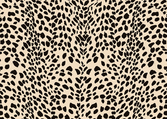 Cheetah skin pattern design. Cheetah spots print vector illustration background. Wildlife fur skin design illustration for print, web, home decor, fashion, surface, graphic design