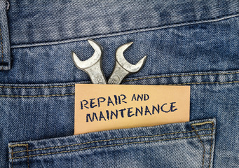Repair and maintenance