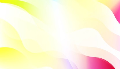 Futuristic Style With Wave Geometric Design, Shapes. For Elegant Pattern Cover Book. Vector Illustration with Color Gradient.