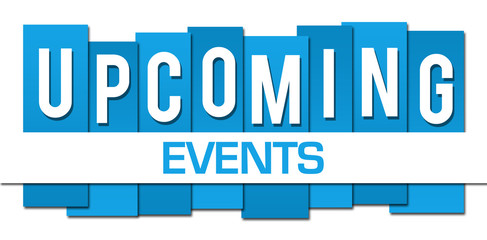 Upcoming Events Blue Professional Horizontal 