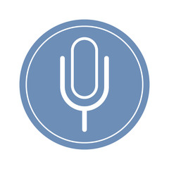 microphone sign icon