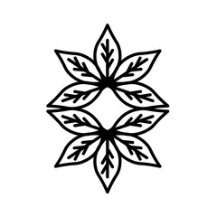 Tree icon line vector