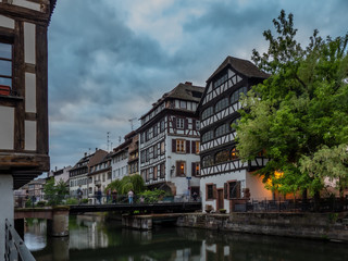 Fototapeta na wymiar Petite France in Strasbourg Alsace