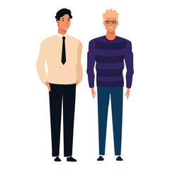 men avatar cartoon character