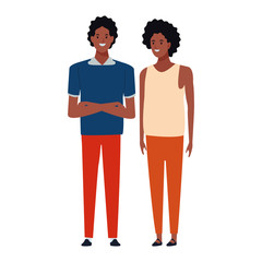 couple avatar cartoon character