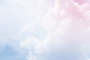Obraz premium Cloud background with a pastel colour