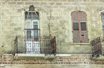 Old house balcony