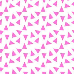 Seamless pattern triangles abstract pattern watercolor illustration backgrounds textures digital paper textiles wallpaper on the wall