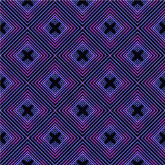 Abstract geometric seamless pattern handmade ethnic and tribal motifs. Bohemian ethnic tile printing