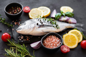 Fresh fish dorado