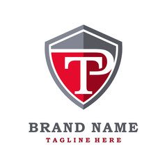 initial shield logo TP