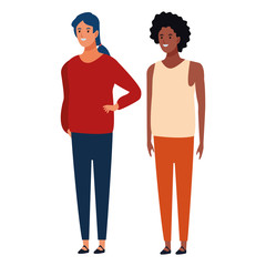 woman avatar cartoon character