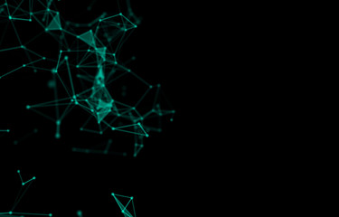 Abstract blue background. Futuristic vector illustration. Technology background. Big data.