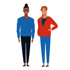 women avatar cartoon character