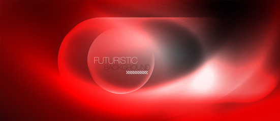 Neon glowing techno lines, hi-tech futuristic abstract background template