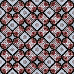Abstract geometric seamless pattern handmade ethnic and tribal motifs. Bohemian ethnic tile printing