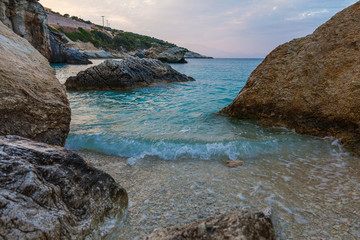 Scenic Callogen Beach on Zakynthos Island (Greece)