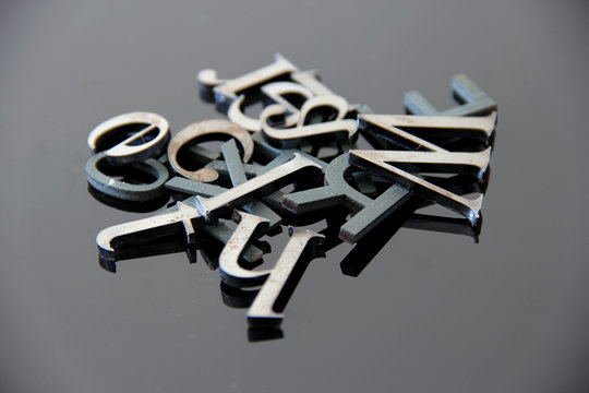 buchstabensalat - alphabet soup - Pile of letters