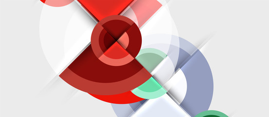 Obraz premium Geometric design abstract background - circles