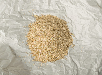 Quinoa Seeds Background or Chenopodium Quinoa Texture