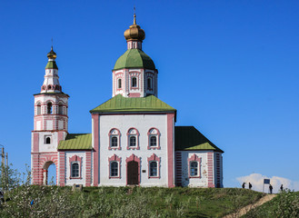 Fototapeta na wymiar Saint Elijah church in Suzdal town, Suzdal, Russia