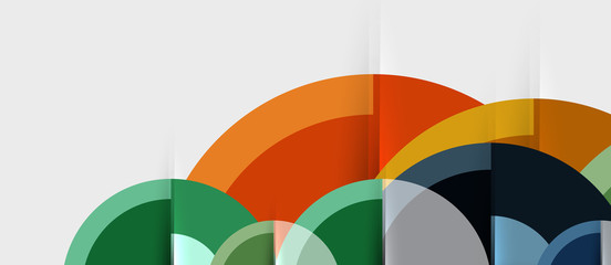 Circular geometrical design template