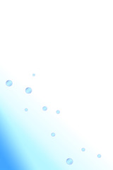 Illustration of splash or carbonate. 水しぶきまたは炭酸のイラスト