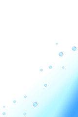 Illustration of splash or carbonate. 水しぶきまたは炭酸のイラスト