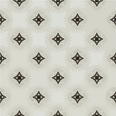 Abstract geometric seamless pattern handmade ethnic and tribal motifs. Bohemian ethnic tile printing