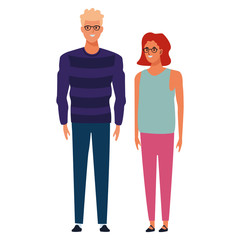 couple avatar cartoon character