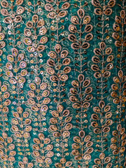 Close up glitter texture with fabric background.