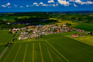 Staden in Hessen aus der Luft