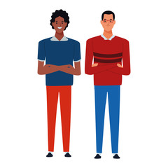 men avatar cartoon character