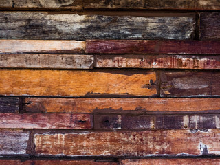 Old wood texture with natural patterns, close up.