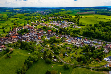 Unterschmitten in Hessen aus der Luft