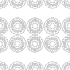 Polka dots seamless pattern. Mosaic of ethnic figures. Patterned texture. Geometric background. Can be used for wallpaper, textile, invitation card, wrapping, web page background.