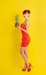 Girl With Pineapple