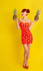 Girl With Pineapple