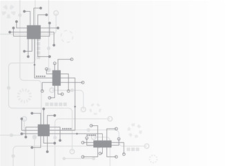 Abstract geometric connect lines and dots.Simple technology graphic background.Illustration Vector design Network and Connection concept.